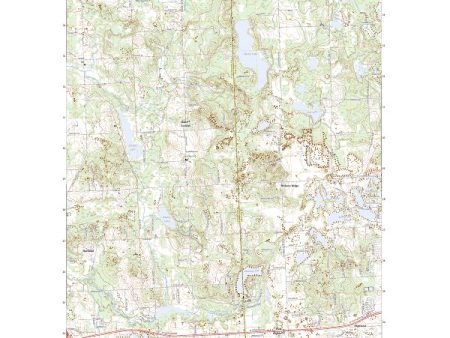 US Topo 7.5-minute map for West Highland MI on Sale