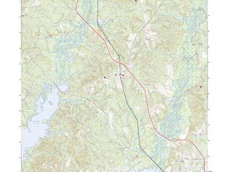 US Topo 7.5-minute map for Zwolle LA Sale