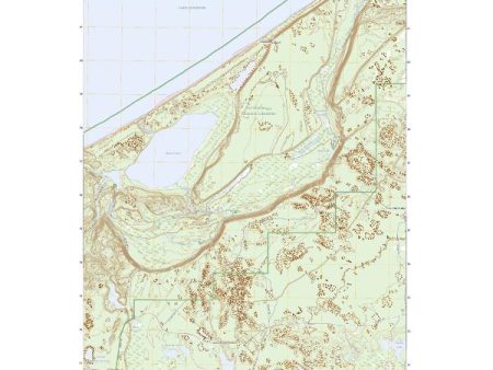 US Topo 7.5-minute map for Trappers Lake MI For Sale