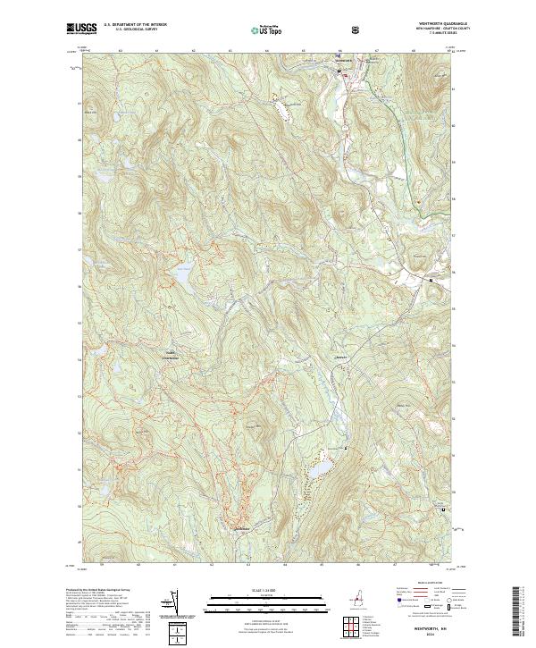 US Topo 7.5-minute map for Wentworth NH Supply