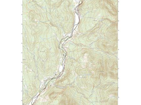 US Topo 7.5-minute map for Tinkerville NHVT on Sale