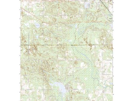 US Topo 7.5-minute map for Woods MI on Sale