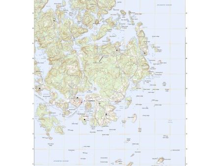 US Topo 7.5-minute map for Vinalhaven ME Discount