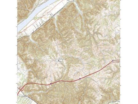 US Topo 7.5-minute map for Vevay South INKY For Sale