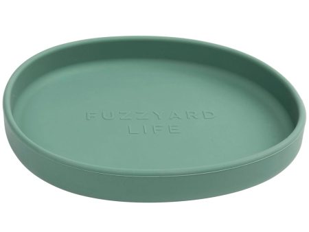 15% OFF: FuzzYard Life Silicone Dish Cat Bowl (Myrtle Green) Fashion