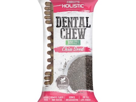 12 FOR $12: Absolute Holistic Boost Chia Seed Grain-Free Dental Dog Chew 25g Hot on Sale