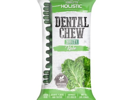 12 FOR $12: Absolute Holistic Boost Kale Grain-Free Dental Dog Chew 25g Fashion