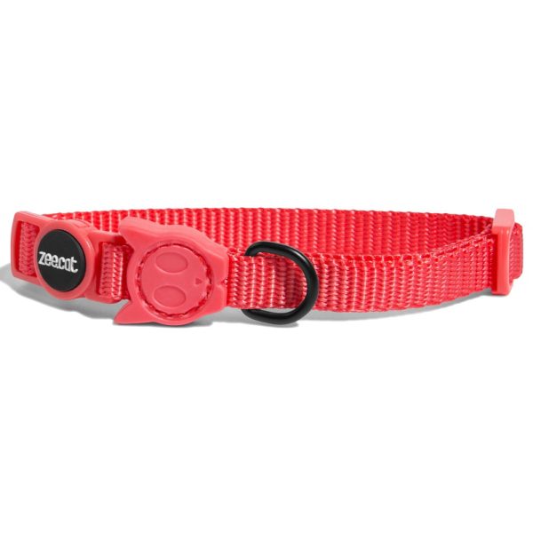 Zee.Cat Cat Collar (Neon Coral) Online