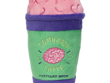 15% OFF: FuzzYard Halloween Zombrain Latte Plush Dog Toy Online Hot Sale