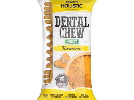 12 FOR $12: Absolute Holistic Boost Turmeric Grain-Free Dental Dog Chew 25g Online Hot Sale