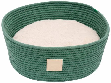 15% OFF: FuzzYard Life Rope Basket Pet Bed (Myrtle Green) Sale