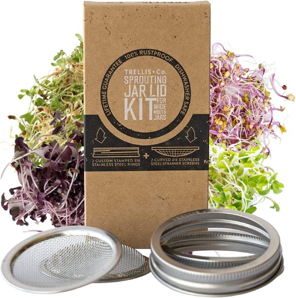 Sprouting Jar Lid Kit Stainless Steel Supply