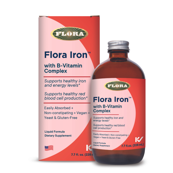 Flora Iron + Herb with B-Vitamin Complex For Sale