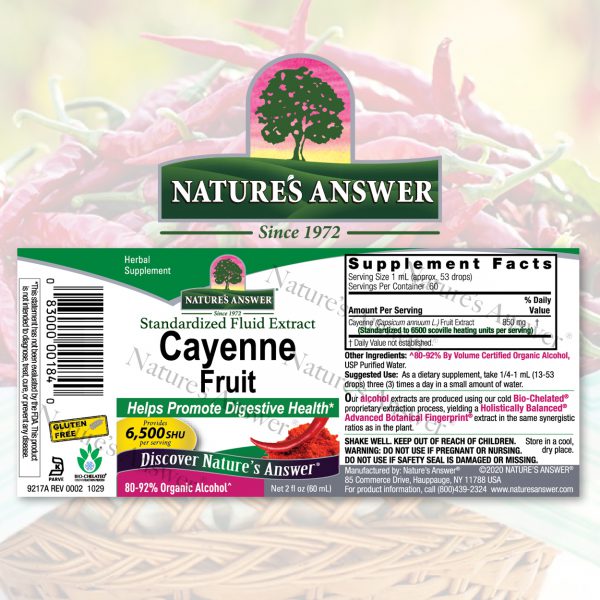 Nature s Answer Cayenne Supply