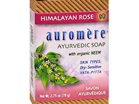 Auromere Himalayan Rose Soap #AU0068 Discount