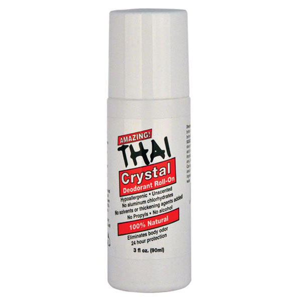 Thai Crystal Deodorant Roll-On (3oz 90mL) Hot on Sale