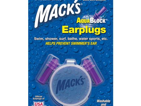 Mack s Aqua Block Earplugs (1 pair) Online