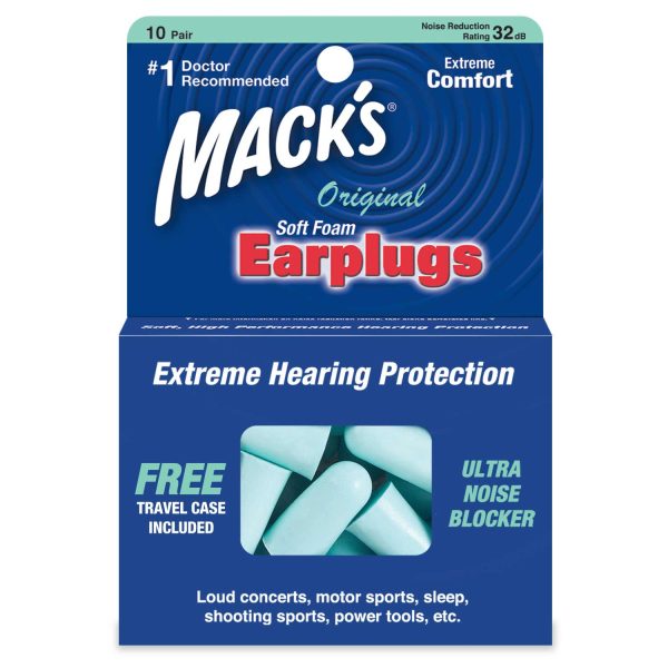 Mack s Soft Foam Earplugs (10 pair pack) Supply